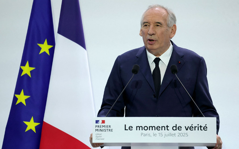 Anfang der Woche wird der Sturz von Premier Bayrou und seiner Regierung erwartet. (Archivbild) - Foto: Thomas Samson/AFP/dpa