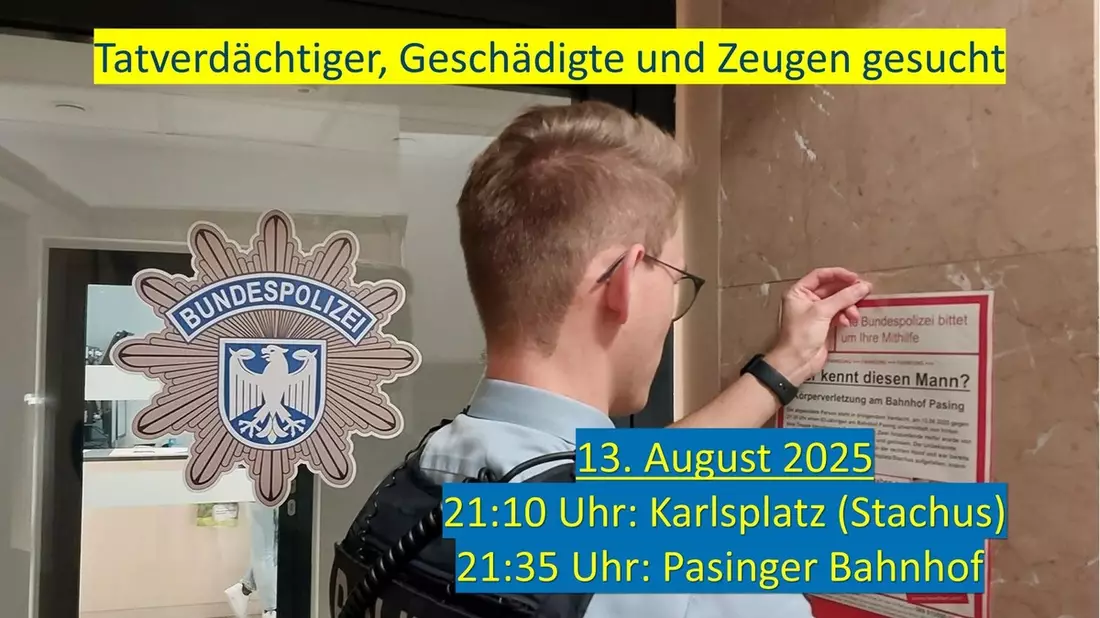Bundespolizeidirektion München: Öffentlichkeitsfahndung mit Bildern - Vorsicht: Der Gesuchte könnte bewaffnet sein! - Bild: presseportal.de
