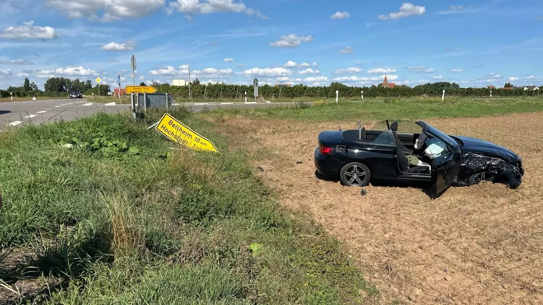 POL-PDLD: Verkehrsunfall aufgrund von missachtetem Stoppschild - Bild: presseportal.de