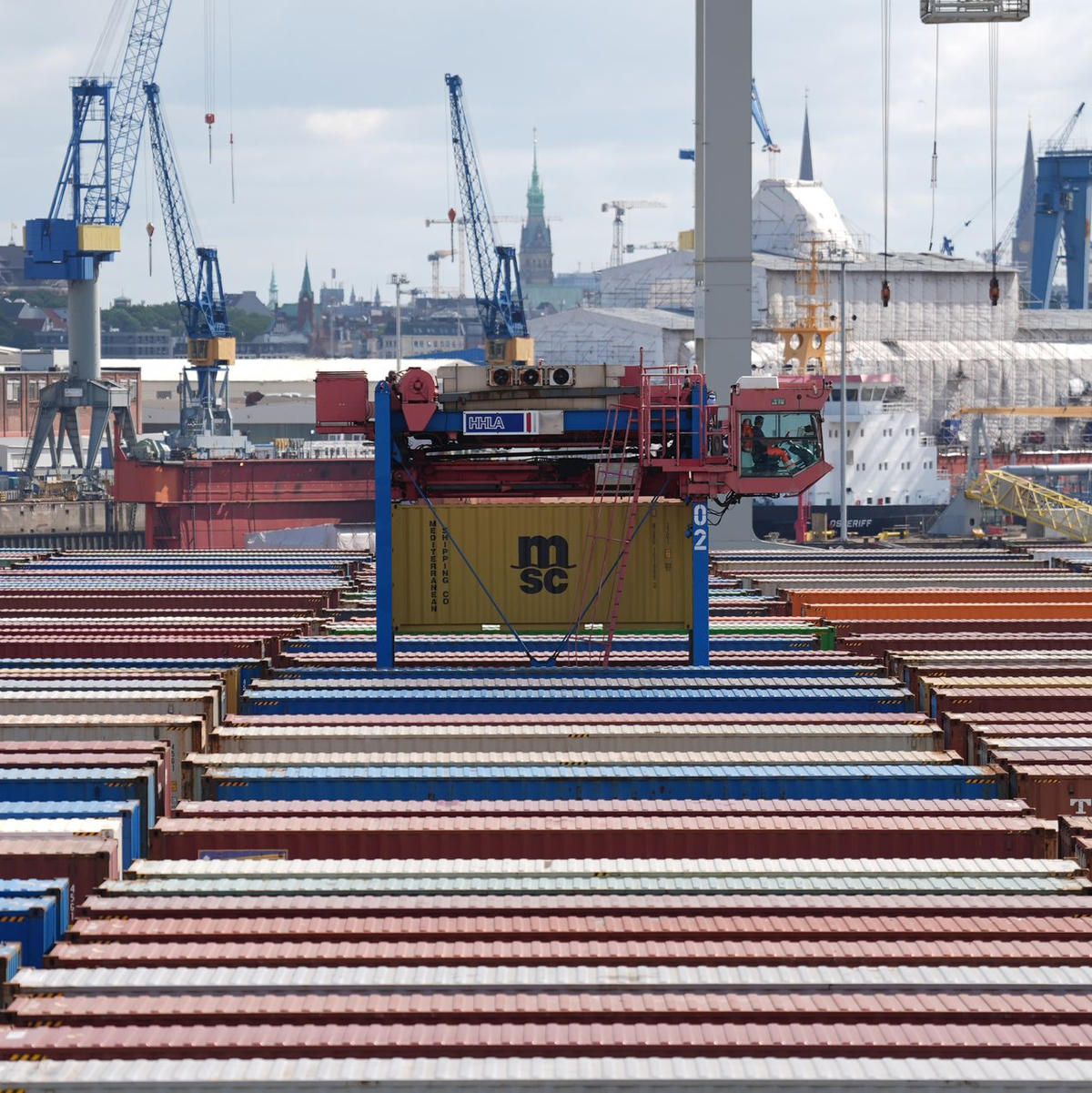 Durchwachsene Juli-Bilanz für den deutschen Außenhandel. (Archivbild) - Foto: Marcus Brandt/dpa
