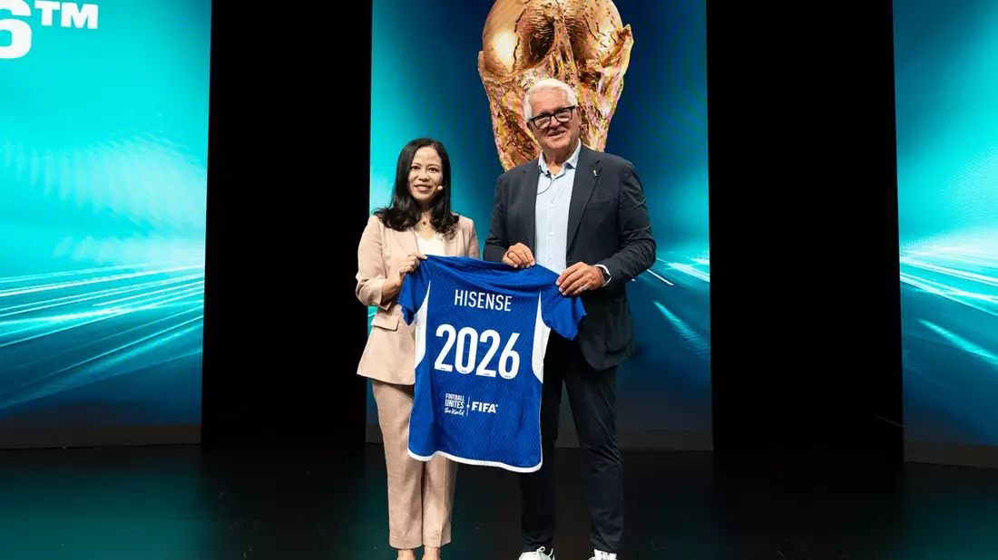 Hisense kündigt drittes FIFA World Cup-Sponsoring an und präsentiert RGB-MiniLED-Technologie - Bild: presseportal.de