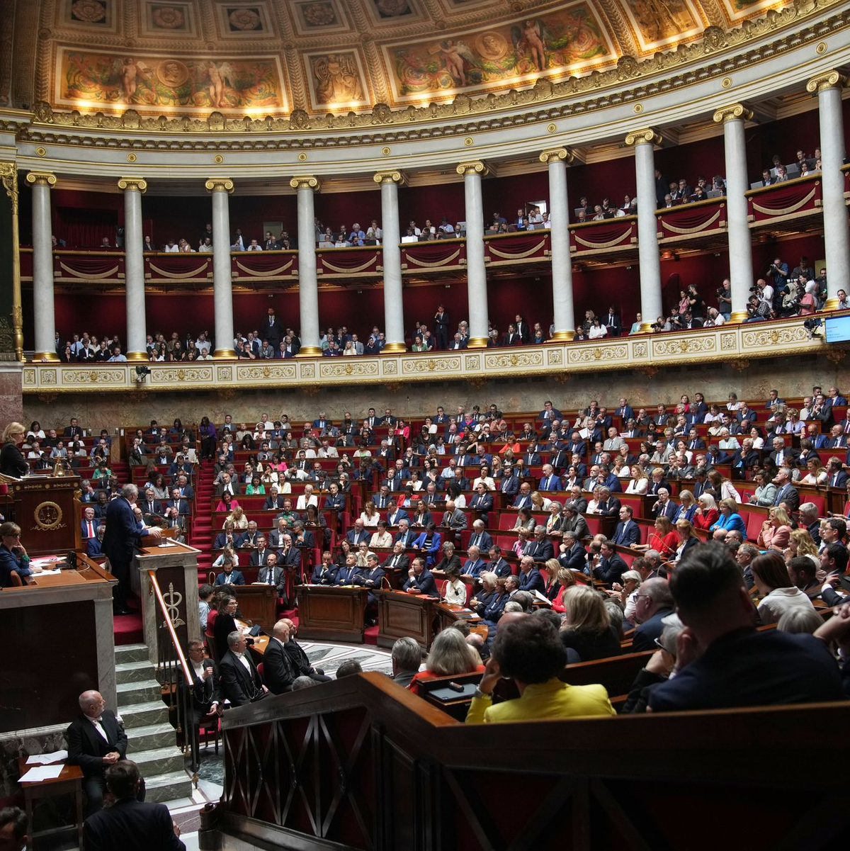 Keine Mehrheit für einen Sparkurs in der Nationalversammlung. (Archivbild) - Foto: Christophe Ena/AP/dpa