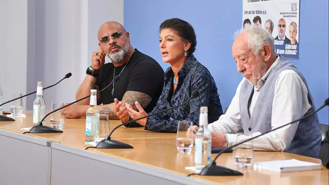 Massiv, Wagenknecht, Hallervorden am 08.09.2025 - Bild: über dts Nachrichtenagentur