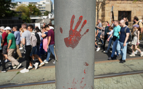 Seit Monaten gibt es in Serbien Proteste. - Foto: Darko Vojinovic/AP/dpa