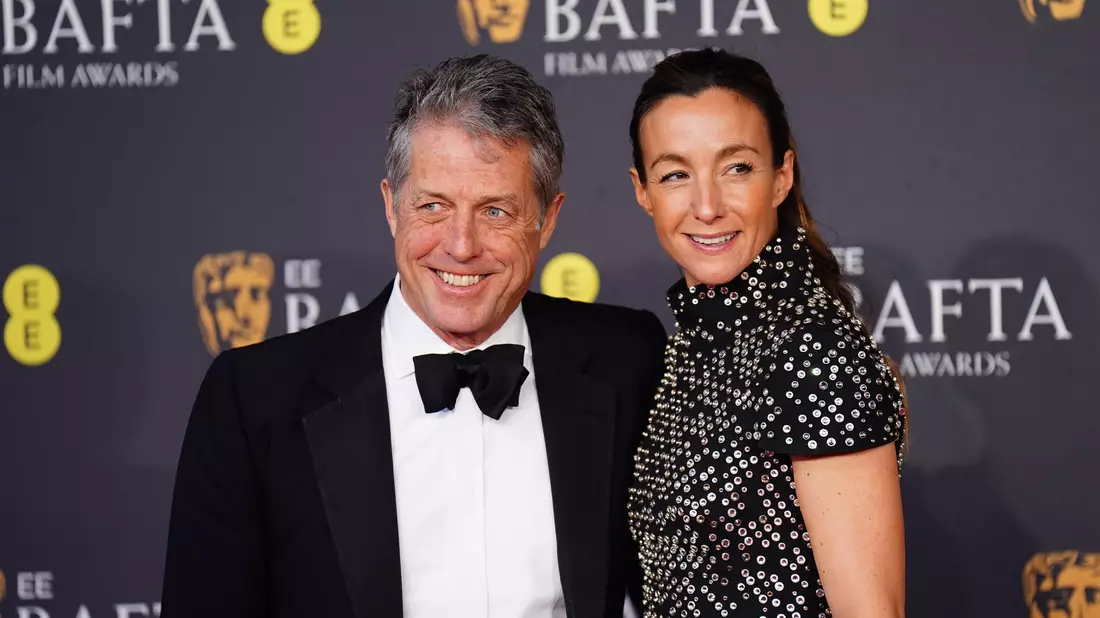 Hugh Grant und Anna Elisabet Eberstein sind seit 2018 verheiratet. (Archivbild) - Bild: James Manning/PA Wire/dpa