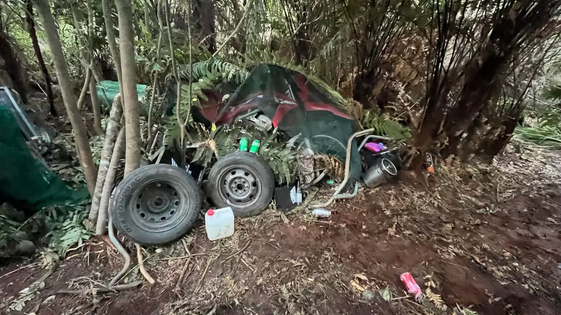 Die Familie soll ihr Versteck immer wieder gewechselt haben. - Bild: NZ Police/dpa