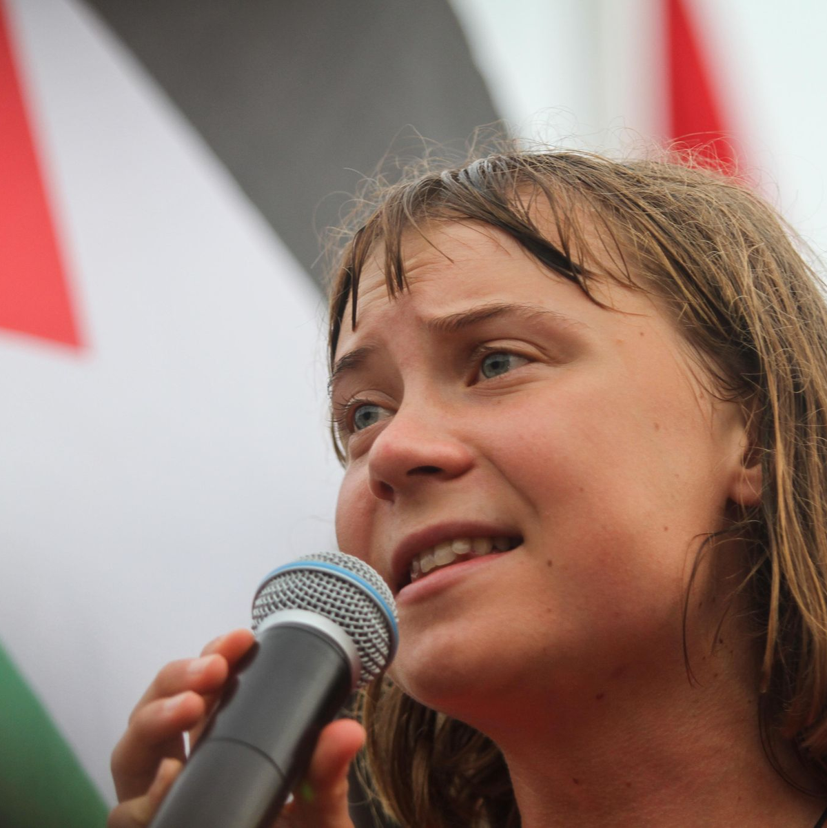 Erneut ist Greta Thunberg an Bord eines der Schiffe der Flotte. (Archivbild) - Foto: Hasan Mrad/ZUMA Press Wire/dpa