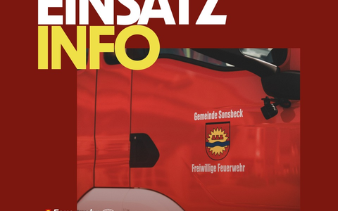 FW Sonsbeck: Strohlagerbrand in Labbeck - Foto: presseportal.de