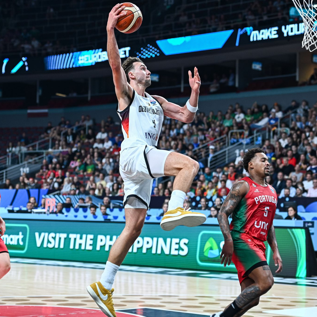 Auf Franz Wagner wird es gegen Slowenien wieder besonders ankommen. - Foto: Stefanos Kyriazis/LiveMedia-IPA/ZUMA Press Wire/dpa