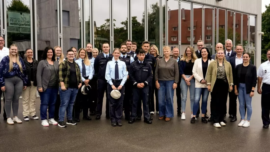 PP Ravensburg: Polizeipräsidium Ravensburg begrüßt 28 neue Kolleginnen und Kollegen - Bild: presseportal.de