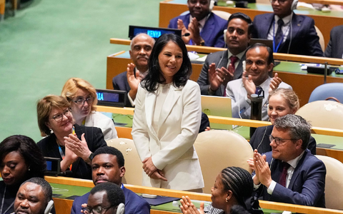 Die Ex-Außenministerin hat am Dienstag offiziell ihren neuen Job angetreten. (Archivbild) - Foto: Richard Drew/AP/dpa