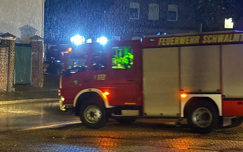 FFW Schwalmtal: Sturmtief Walter sorgt für zahlreiche unwetterbedingte Einsätze im Gemeinedegebiet - Foto: presseportal.de