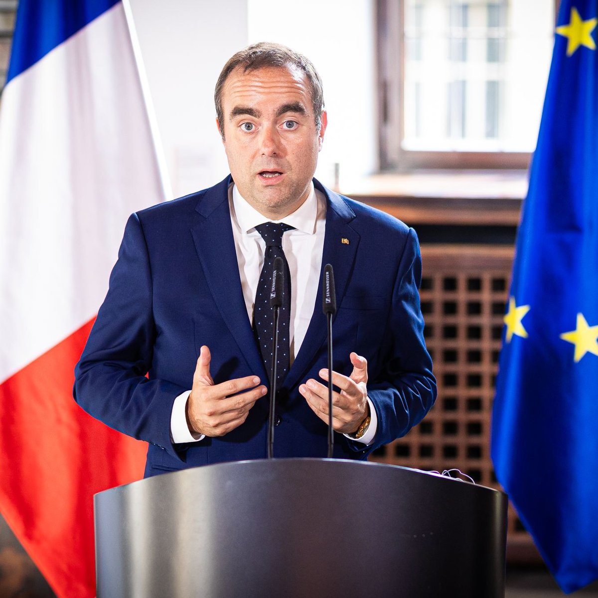 Lecornu ist neuer französischer Premier. (Archivbild) - Foto: Moritz Frankenberg/dpa