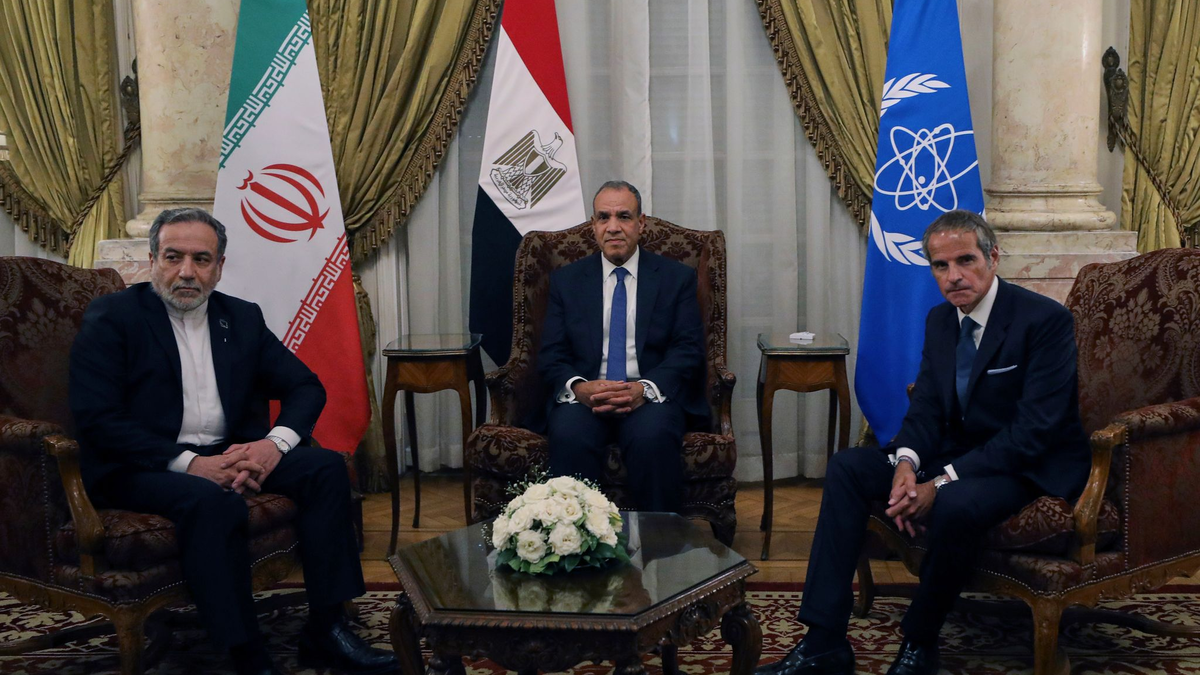 Die Gespräche zu den Atominspektionen fanden in Kairo statt. - Foto: Khaled Elfiqi/AP/dpa