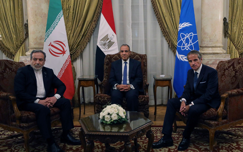 Die Gespräche zu den Atominspektionen fanden in Kairo statt. - Foto: Khaled Elfiqi/AP/dpa