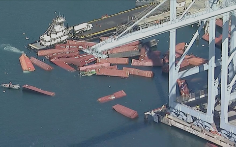 Der Hafen von Long Beach ist einer der wichtigsten der USA. Er liegt rund 30 Kilometer südlich der kalifornischen Metropole Los Angeles.  - Foto: Uncredited/KABC-TV/AP/dpa