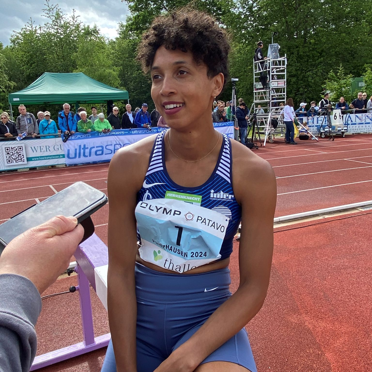 Freut sich auf die WM: Malaika Mihambo. (Archivbild) - Foto: Christian Kunz/dpa