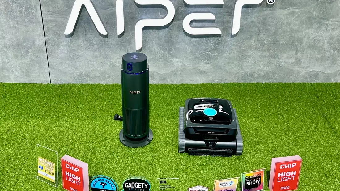 IFA 2025: Aiper erhält zahlreiche Innovationspreise für KI-Poolroboter und smartes Bewässerungssystem - Bild: presseportal.de