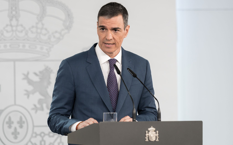 Pedro Sánchez ist ein scharfer Kritiker des militärischen Vorgehens von Israel in Gaza. (Archivfoto) - Foto: Diego Radamés/EUROPA PRESS/dpa