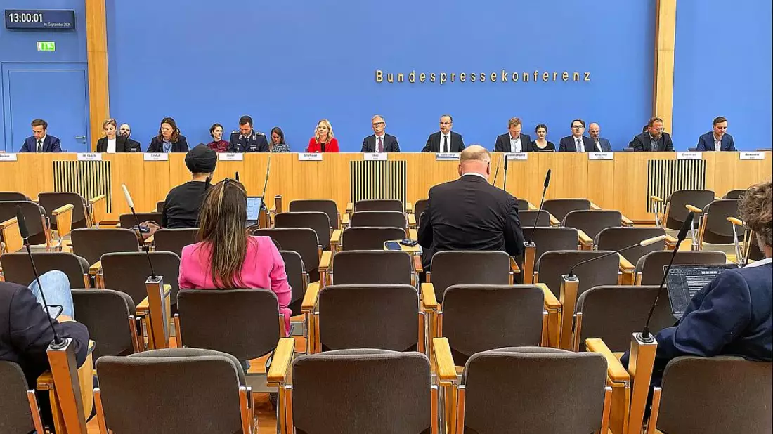 Regierungspressekonferenz am 10.09.2025 - Bild: über dts Nachrichtenagentur