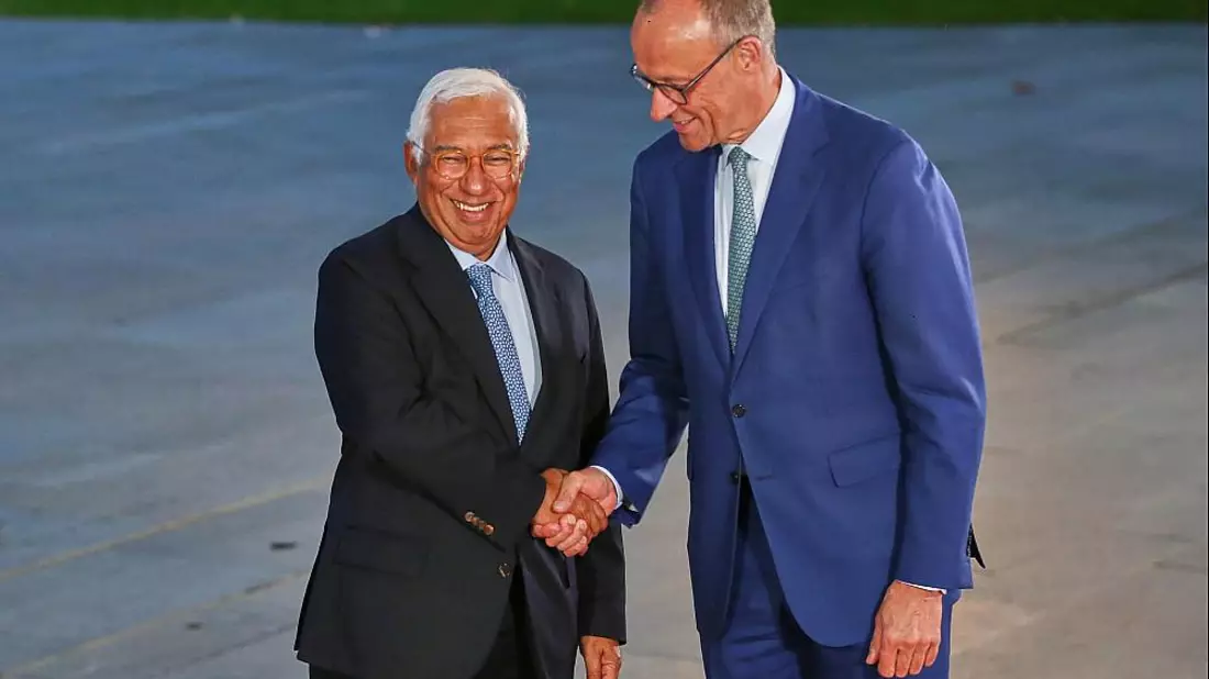 António Costa und Friedrich Merz am 10.09.2025 - Bild: über dts Nachrichtenagentur