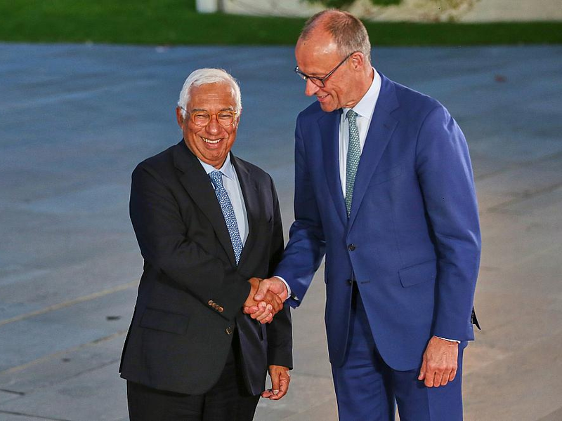 António Costa und Friedrich Merz am 10.09.2025 - Foto: über dts Nachrichtenagentur