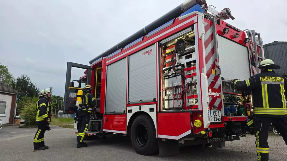 FW Celle: Einsatzübung bei den Celler Werkstätten der Lebenshilfe - Bild: presseportal.de