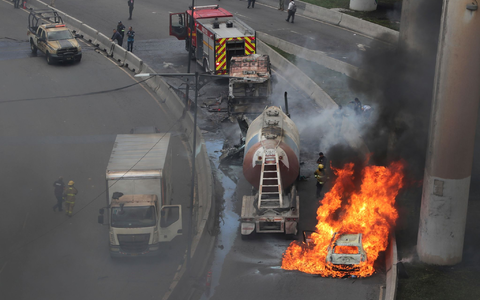 Der Unfall ereignete sich im Osten von Mexiko-Stadt.  - Foto: Tristan Velazquez/AP/dpa