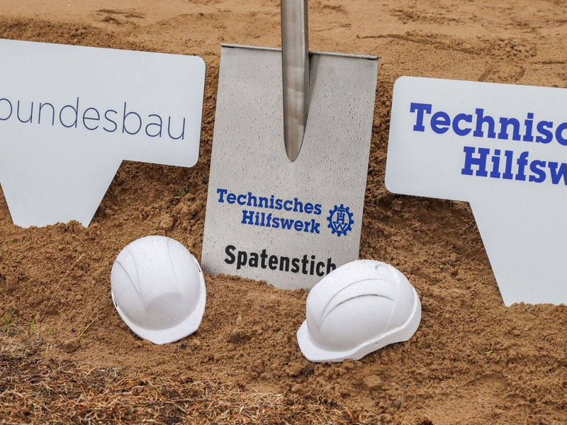 THW HH MV SH: Presseeinladung: Spatenstich für THW-Neubau in Eckernförde - Foto: presseportal.de