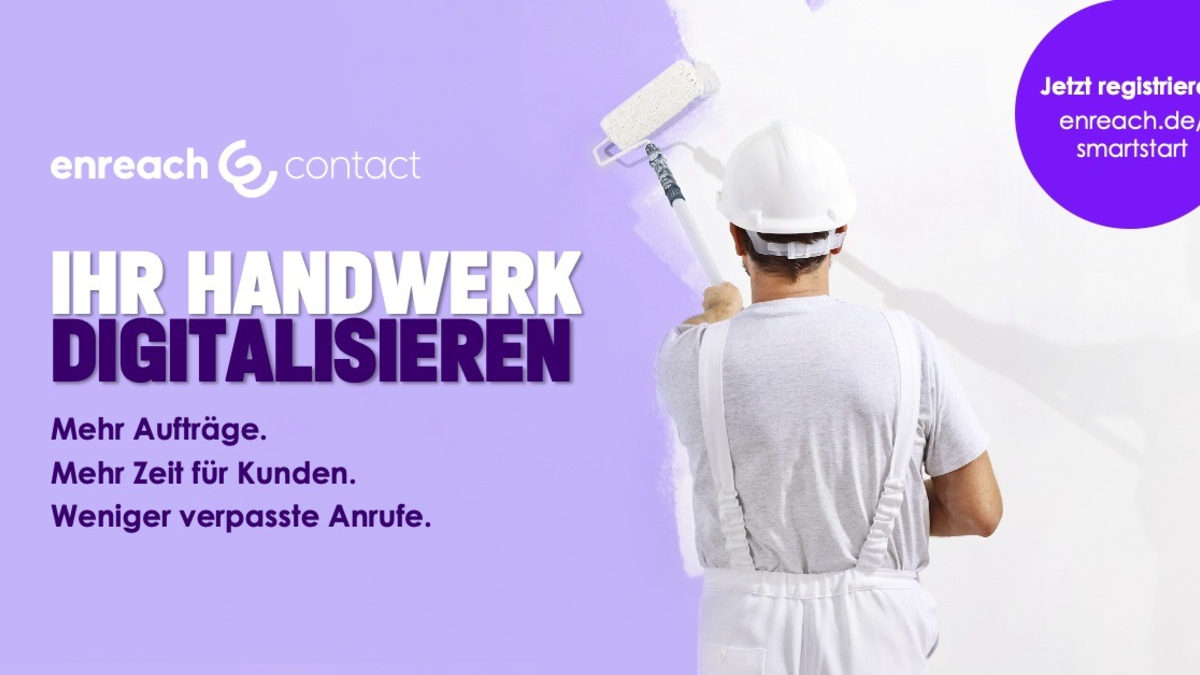 Enreach startet Digitalisierungsoffensive für das Handwerk: Zwölf Monate Enreach Contact kostenfrei - Foto: presseportal.de
