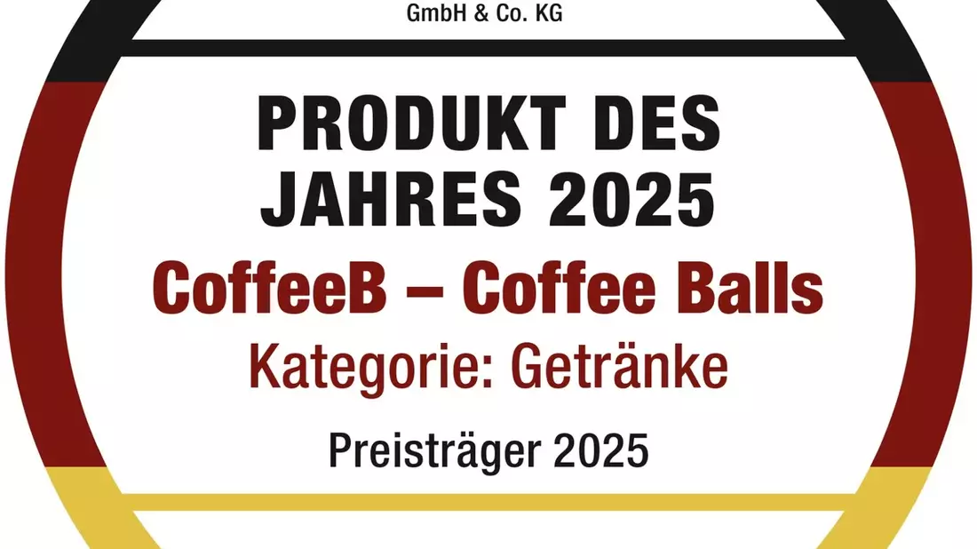 Exklusivmarke überzeugt: CoffeeB als Produkt des Jahres 2025 ausgezeichnet - Bild: presseportal.de