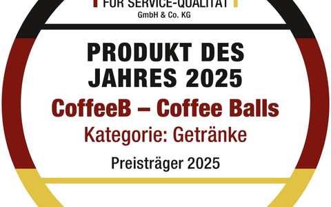 Exklusivmarke überzeugt: CoffeeB als Produkt des Jahres 2025 ausgezeichnet - Foto: presseportal.de