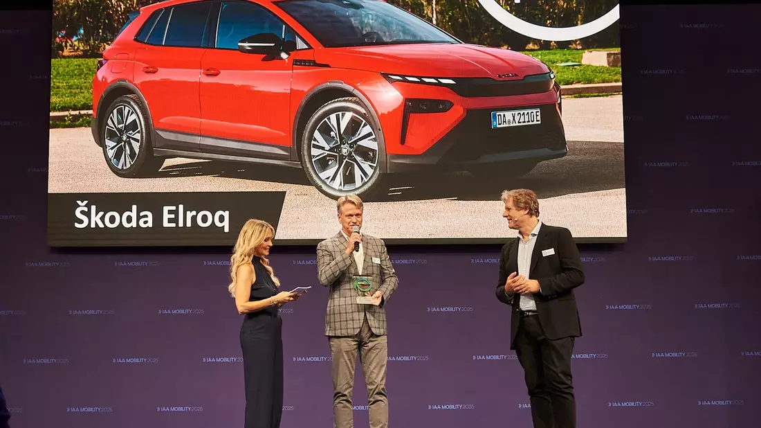 Der kompakte Škoda Elroq gewinnt bei der Wahl ‚BEST OF mobility‘ 2025 die Kategorie ‚Electric Cars – Mini and Compact‘ - Bild: presseportal.de