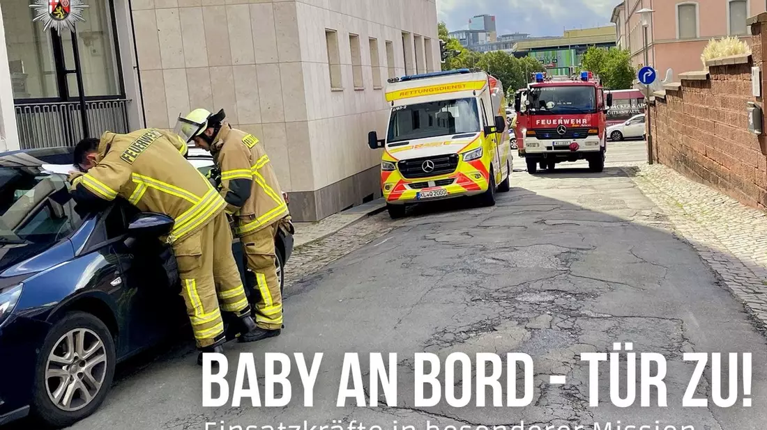 POL-PDKL: Autotür zu, Baby an Bord... - Bild: presseportal.de