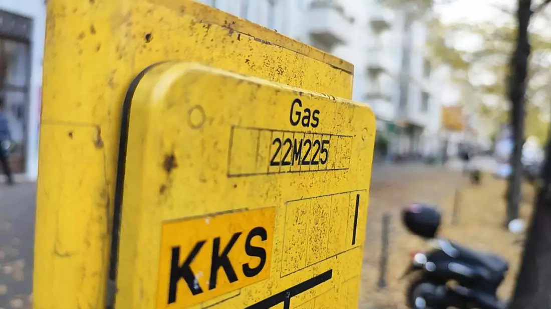 Gas-Hinweisschild (Archiv) - Bild: über dts Nachrichtenagentur