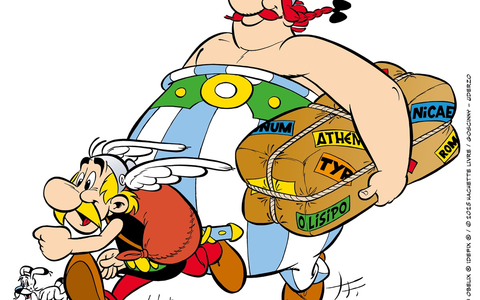 Asterix und Obelix checken die Reisepässe - 41 Tage bis zum 41. Abenteuer! - Foto: presseportal.de