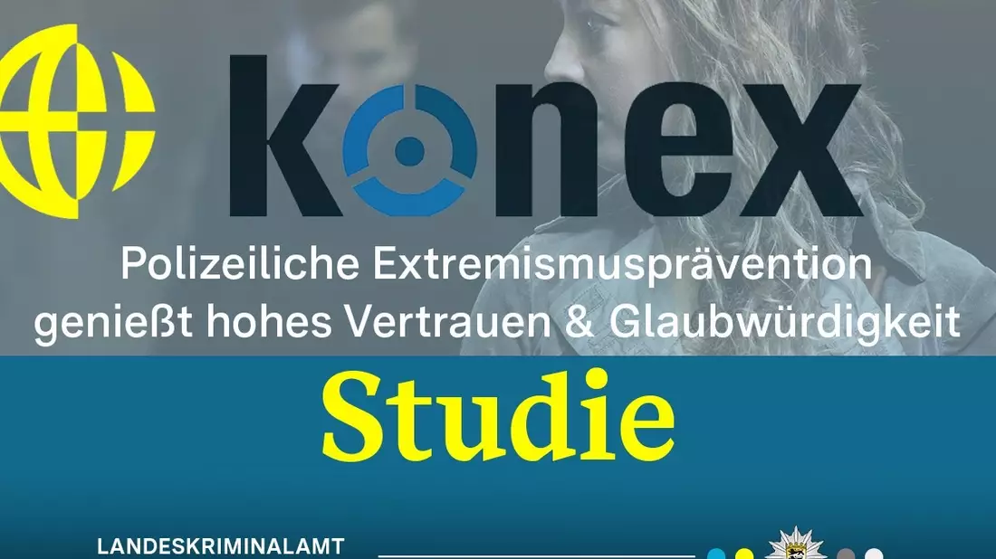 LKA-BW: Bundesweit repräsentative Umfrage zeigt erstmals: Polizeiliche Extremismusprävention genießt hohes Vertrauen und Glaubwürdigkeit - Bild: presseportal.de