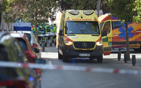 Mehrere Menschen wurden bei einer nach ersten Erkenntnissen durch eine Explosion in einem Wohn- und Geschäftshaus in Madrid zum Teil schwer verletzt. Nach ersten Erkenntnissen handelte es sich um eine Gasexplosion.  - Foto: Gustavo Valiente/EUROPA PRESS/dpa