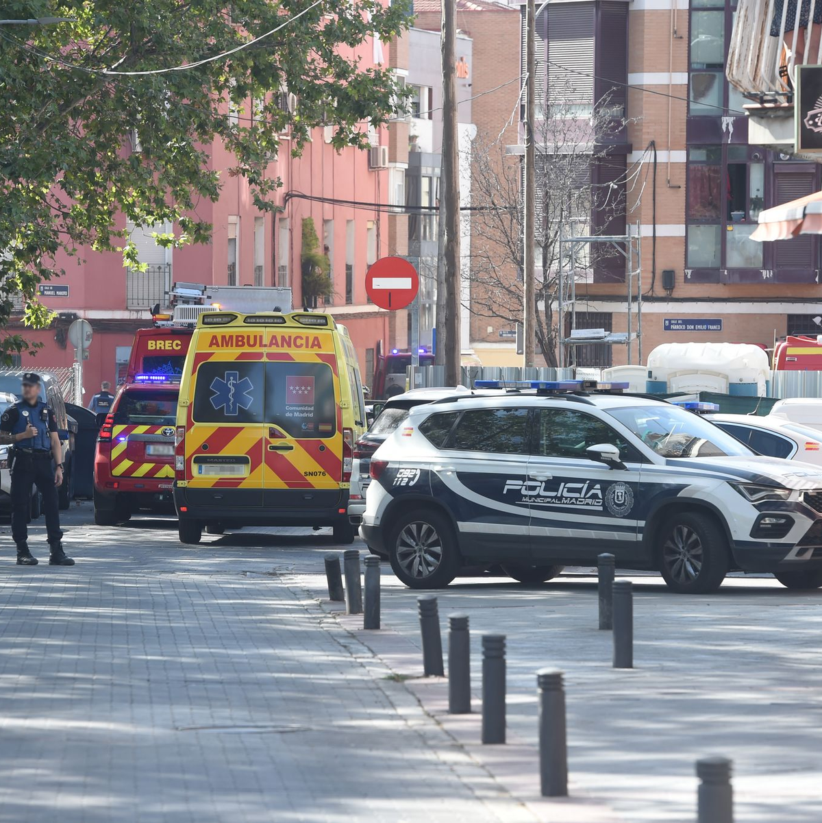 Bei der Explosion in einem dreistöckigen Gebäude in Madrid wurden ein Lokal und eine Bar im Erdgeschoss zerstört sowie darüberliegende Wohnungen beschädigt. - Foto: Gustavo Valiente/EUROPA PRESS/dpa