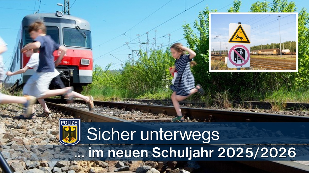 Bundespolizeidirektion München: Sicher unterwegs im neuen Schuljahr / Die Bundespolizei gibt Tipps für Eltern und Schulkinder - Foto: presseportal.de