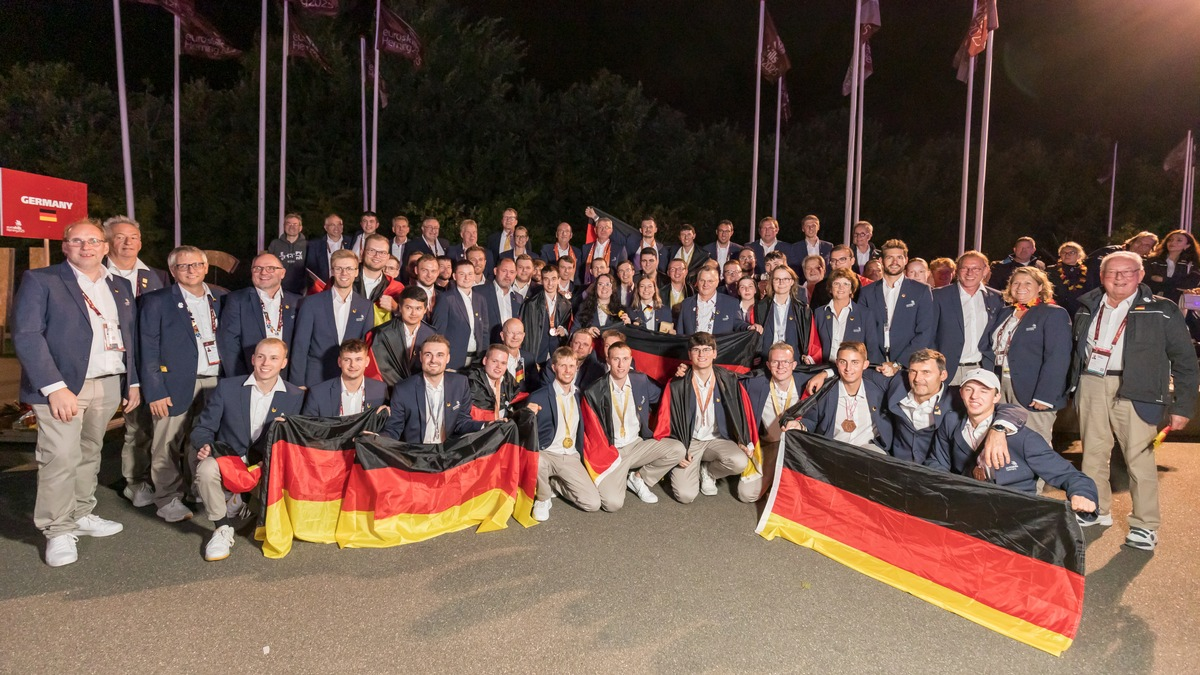 Deutschland ist Europameister: Deutsche Berufe-Nationalmannschaft glänzt bei EuroSkills Herning 2025 / 7 Gold-, 6 Silber-, 3 Bronze- und 6 Exzellenzmedaillen für herausragende Leistung - Foto: presseportal.de