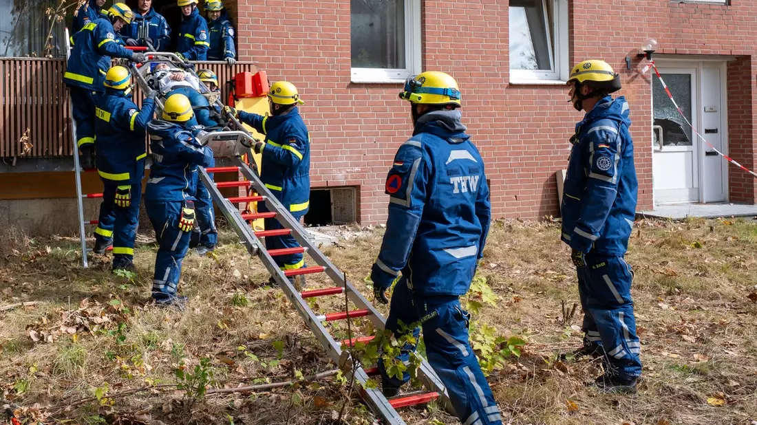 THW NRW: Rettung von Menschen und Kulturgütern - Drittes Übungswochenende des THW in NRW - Bild: presseportal.de