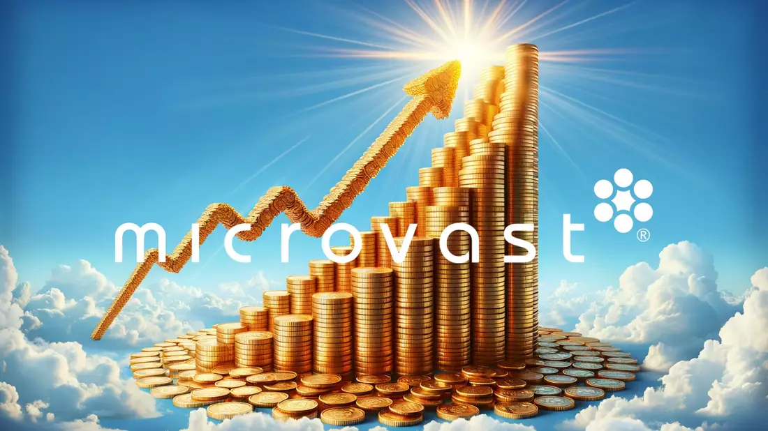 Microvast Stock Surges on Strong Quarterly Performance and Expansion Plans Illustration mit AI erstellt übermittelt durch boerse-global.de