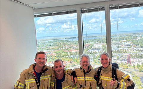 FW-KLE: Vier Klever Feuerwehrleute meistern den Firefighter Stair Climb - Foto: presseportal.de
