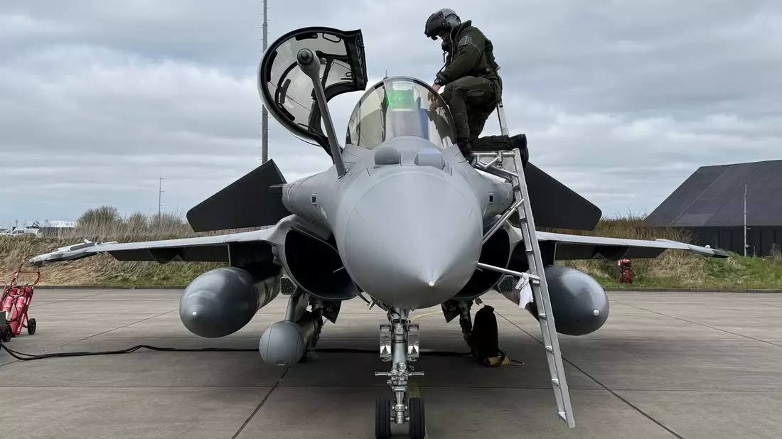 Eine französische Rafale war am ersten Einsatz von Eastern Sentry beteiligt. (Archivbild) - Bild: Ansgar Haase/dpa
