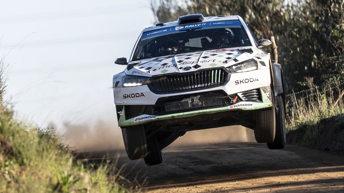 Rallye Chile Bio Bío: Škoda Teams gewinnen WRC2 Challenger- und WRC Masters Cup-Wertung - Foto: presseportal.de