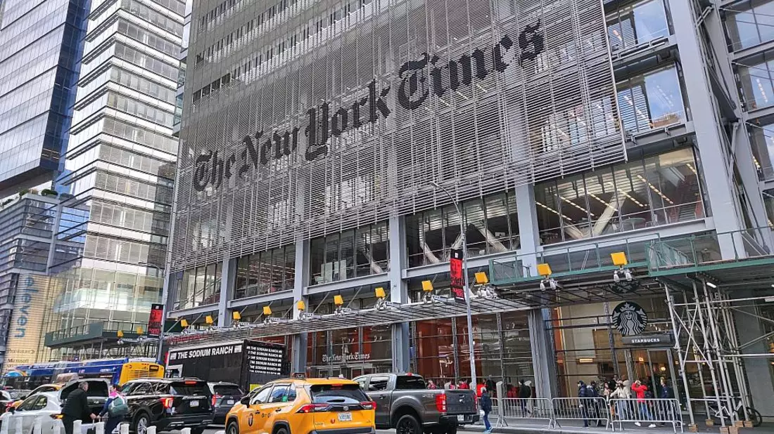 Hauptsitz der New York Times (Archiv) - Bild: über dts Nachrichtenagentur