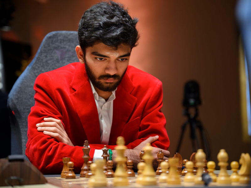 Könnte einen deutschen Herausforderer bekommen: Dommaraju Gukesh. - Foto: Gregor Fischer/dpa