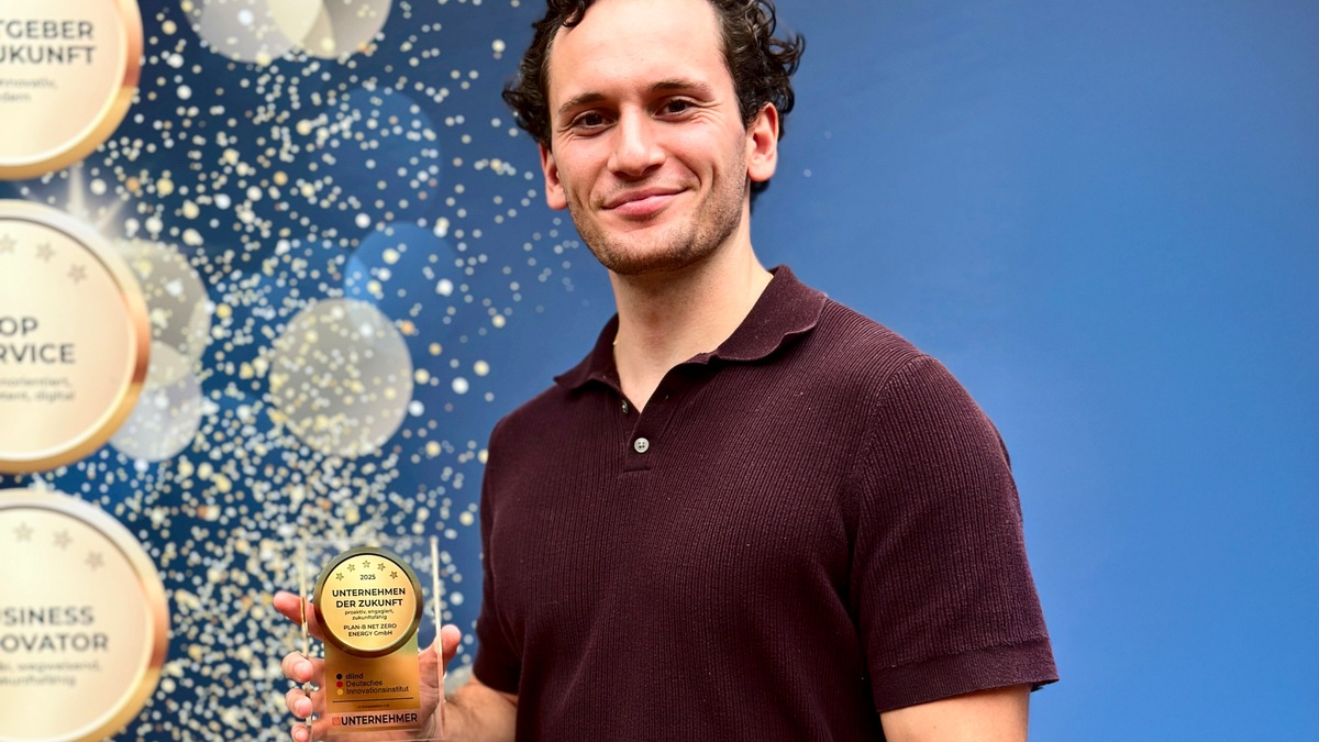 PLAN-B NET ZERO auf dem größten KI Festival Europas mit dem Zukunftspreis geehrt - Foto: presseportal.de