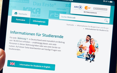 Zum Start des Wintersemesters: Das sollten junge Menschen zum Rundfunkbeitrag wissen - Foto: presseportal.de